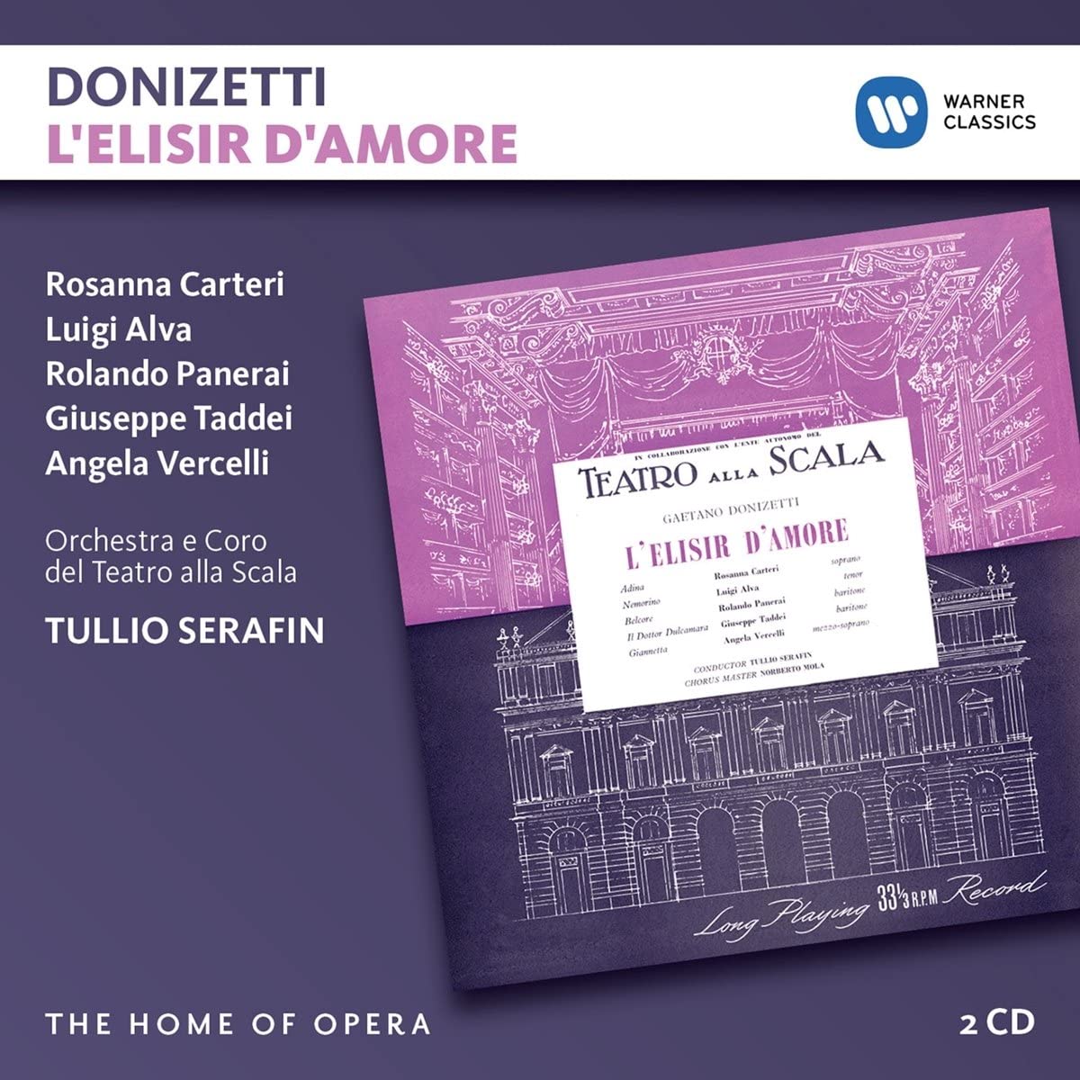 Donizetti: L\'elisir d\'amore (Home of Opera) | Tullio Serafin, Rosanna Carteri, Luigi Alva, Rolando Panerai, Giuseppe Taddei, Angela Vercelli