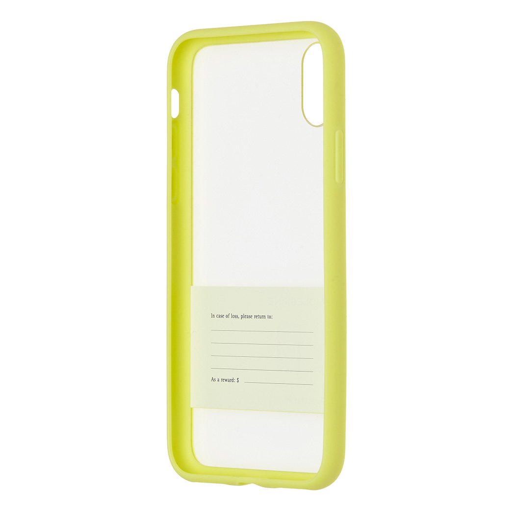 Carcasa iPhone X - Yellow - Hard | Moleskine - 1 | YEO