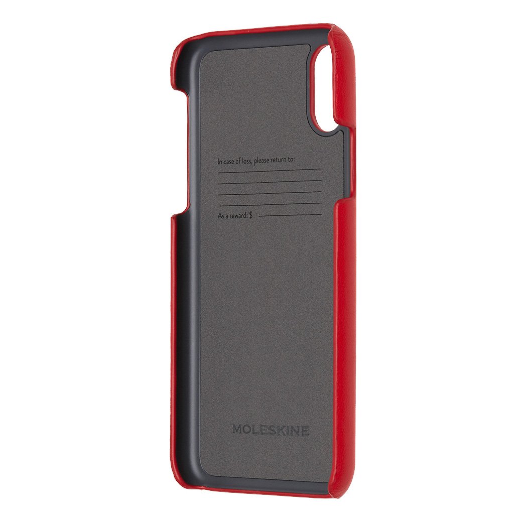 Carcasa iPhone X - Scarlet Red - Hard | Moleskine - 1 | YEO