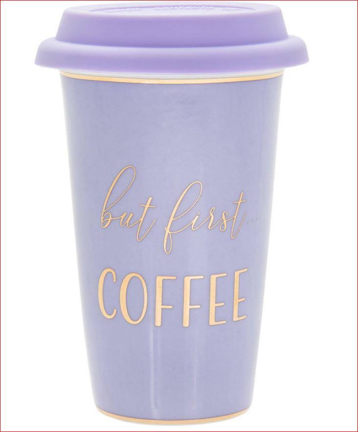 Travel Mug Lets Party-But first Coffee