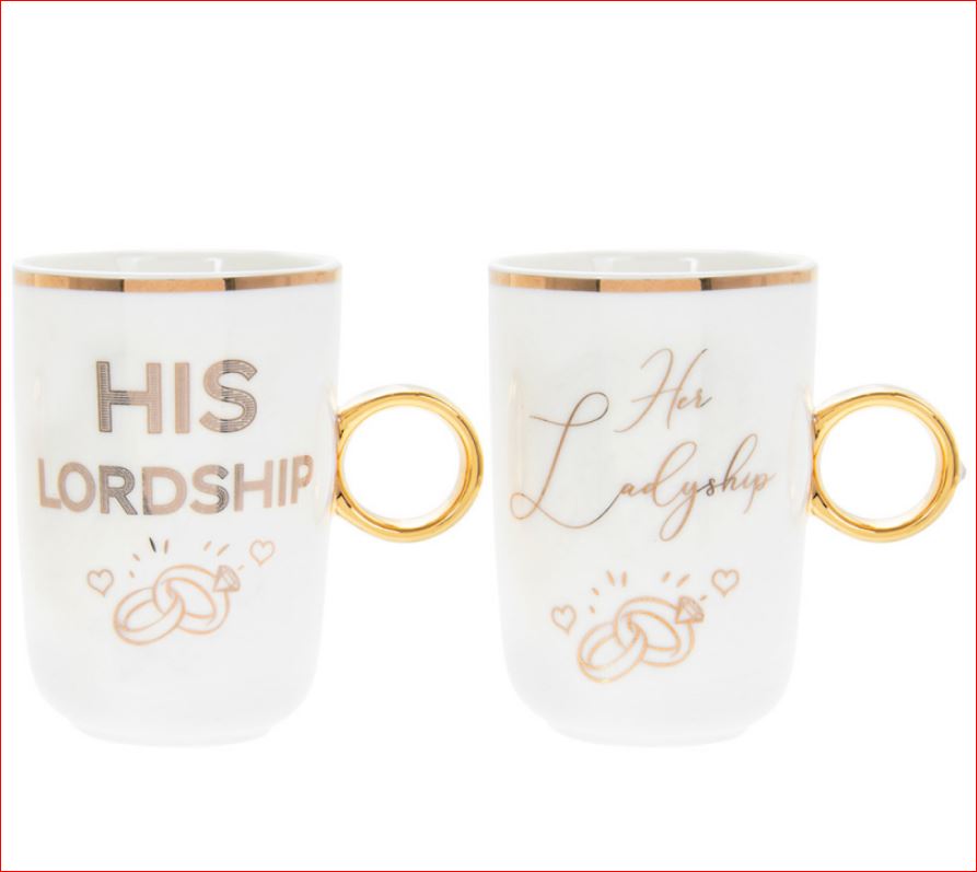 Set 2 cani Lordship & Lady Ring