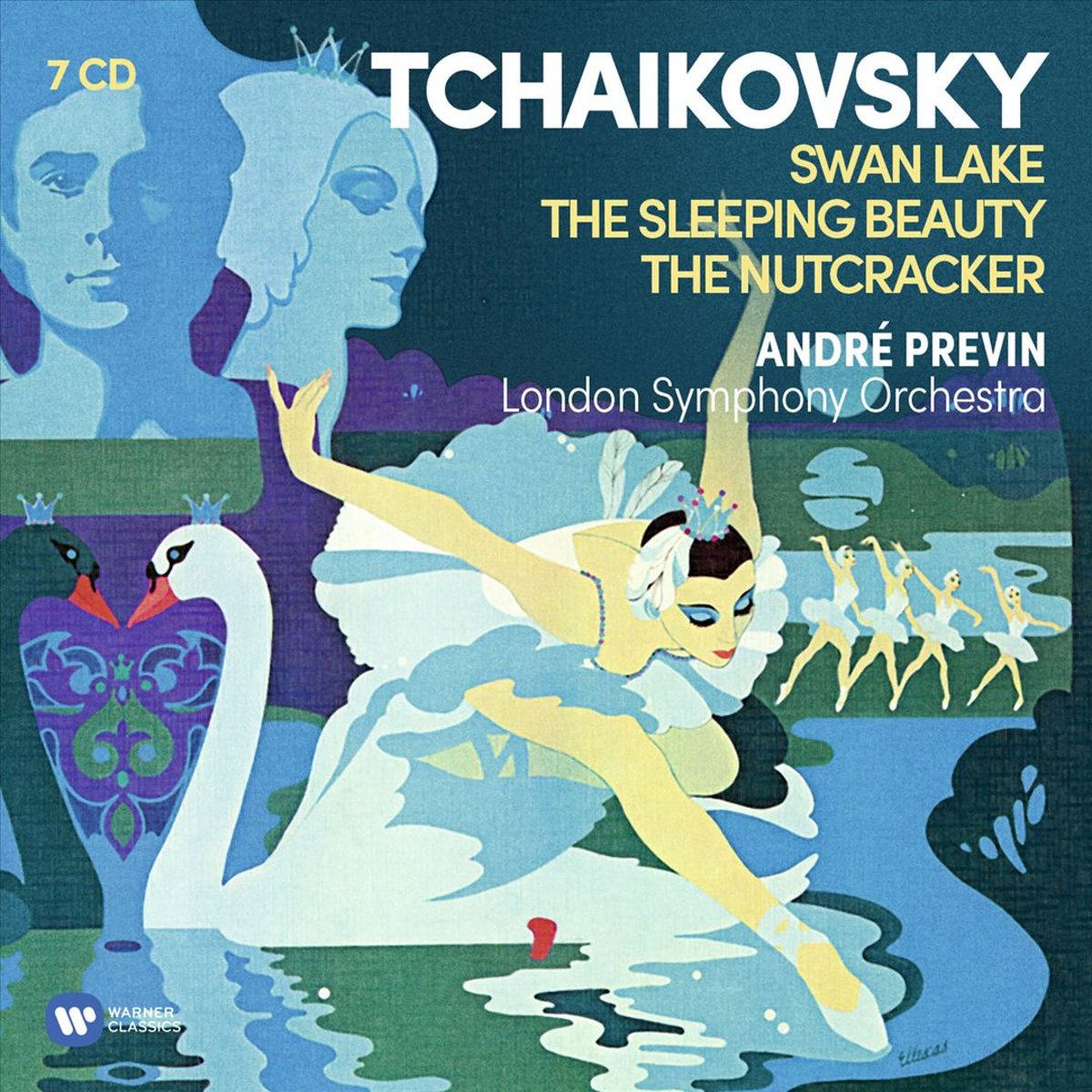 Tchaikovsky: 3 Ballets - Swan Lake, Nutcracker, Sleeping Beauty | Andre Previn , Pyotr Ilyich Tchaikovsky - 1 | YEO