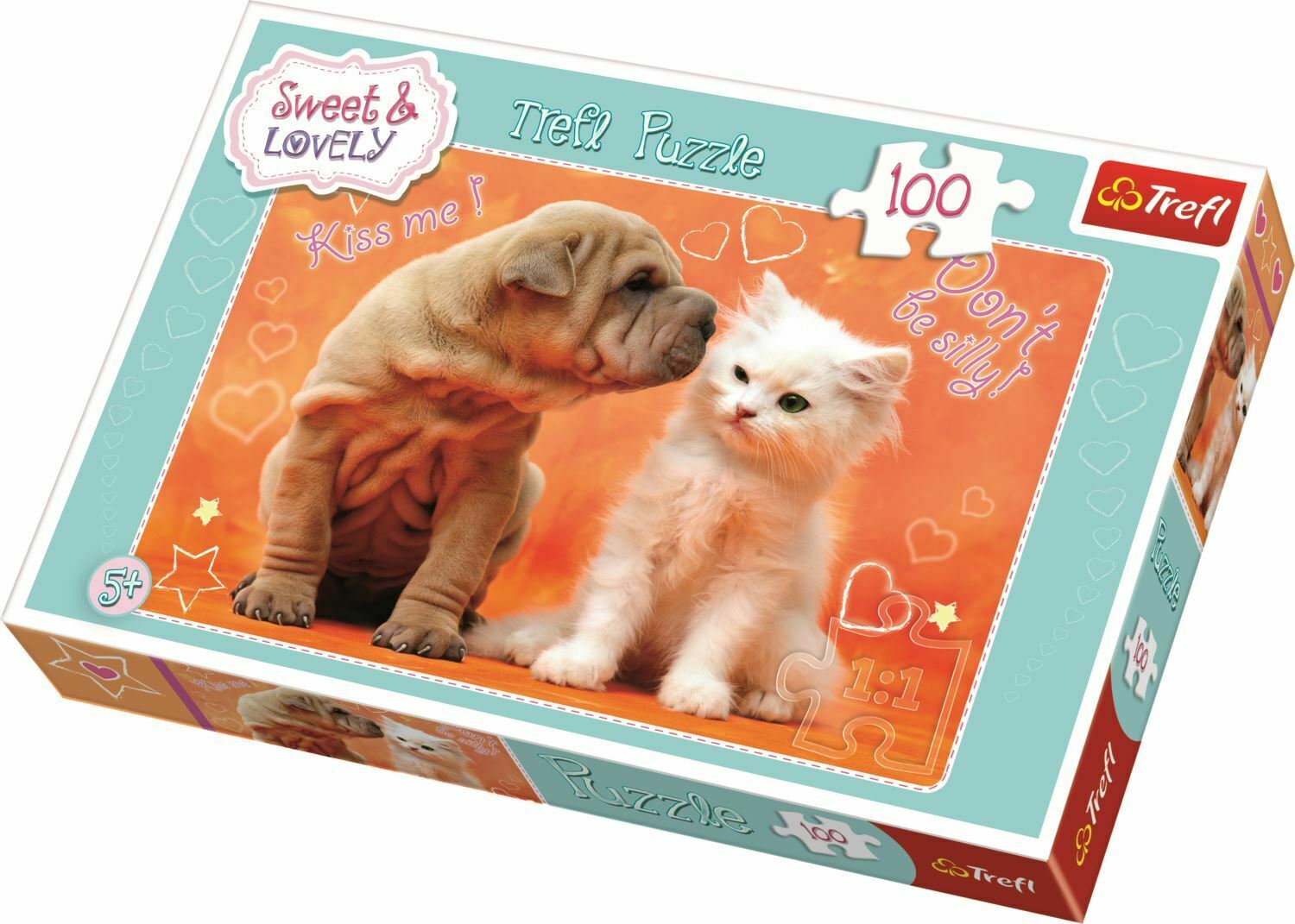Puzzle 100 piese - Hugs And Kisses | Trefl