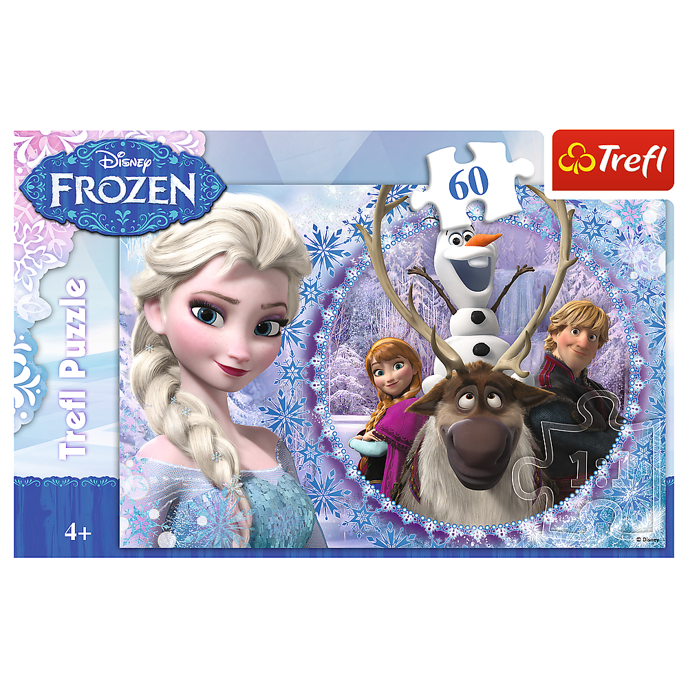 Puzzle 60 piese - Friends from the Frozen Land | Trefl