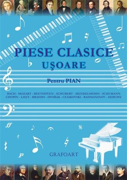 Piese clasice usoare pentru pian | carturesti.ro imagine 2022