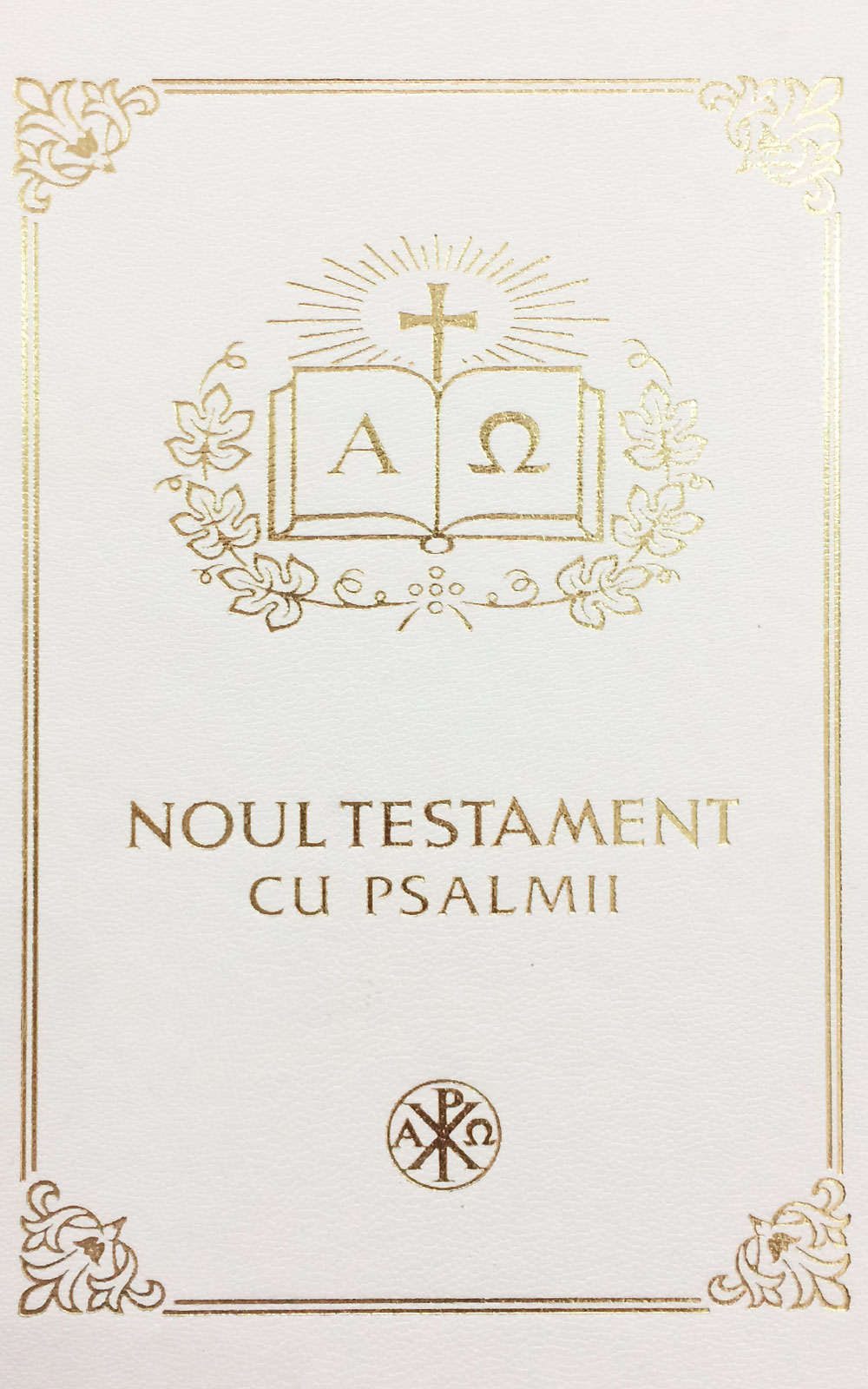 Noul Testament cu Psalmii – format 053 alb simplu |