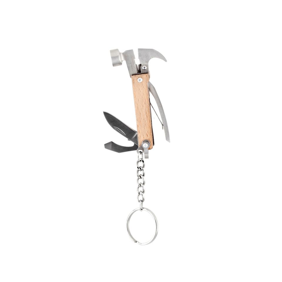 Breloc - Wood Mini Hammer Tool | Kikkerland