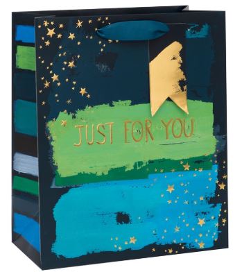 Punga cadou - Painterly Blue Hues