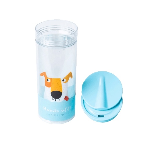 Sticla pentru apa SlideCup Crystal - Dog | Chic mic - 1 | YEO