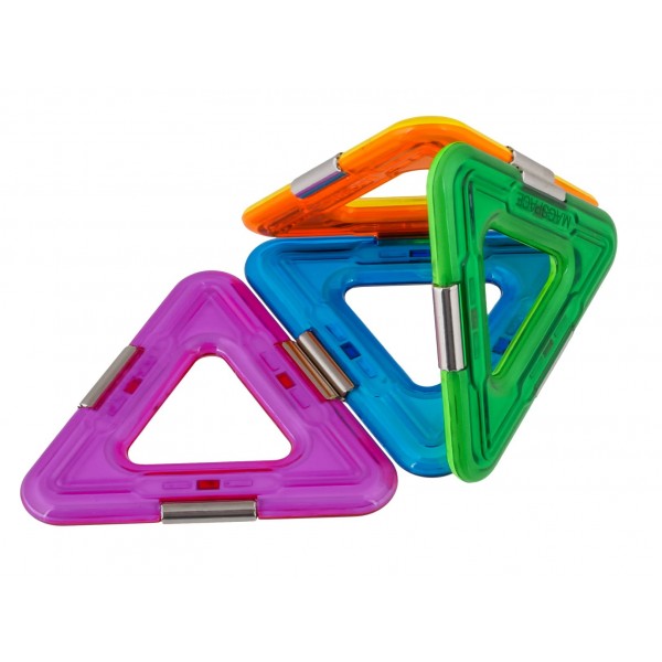 Magspace 10 Piese - Triangle Set - Joc Magnetic Educativ de Constructie 3D | Magspace