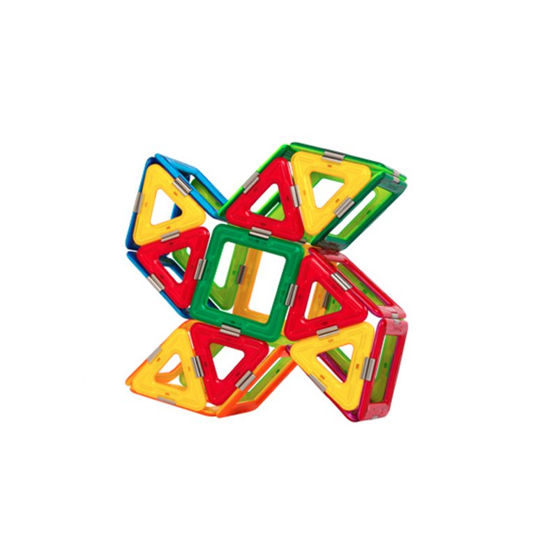 Magspace 36 Piese – Colorful World Set - Joc Magnetic Educativ de Constructie 3D | Magspace