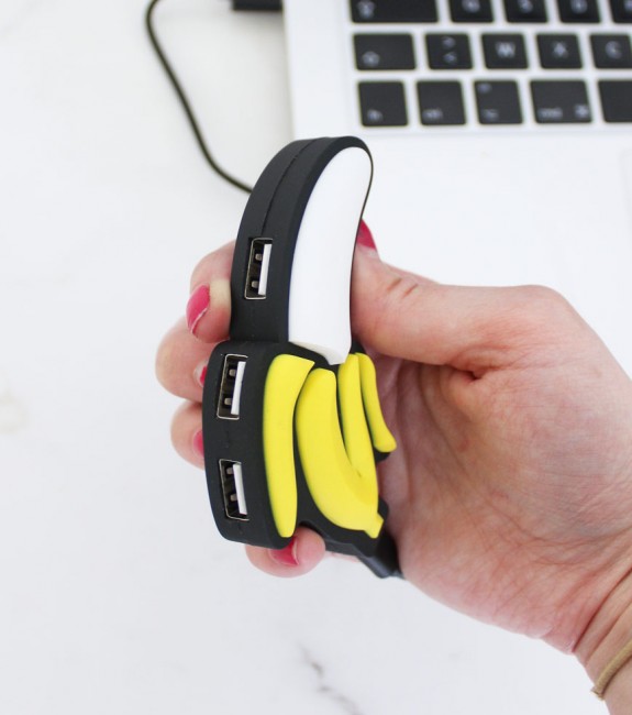 Hub USB - Banana | Just Mustard - 1 | YEO