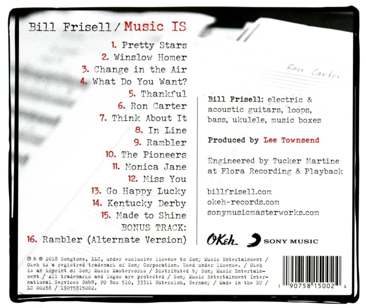 Music IS | Bill Frisell - 1 | YEO