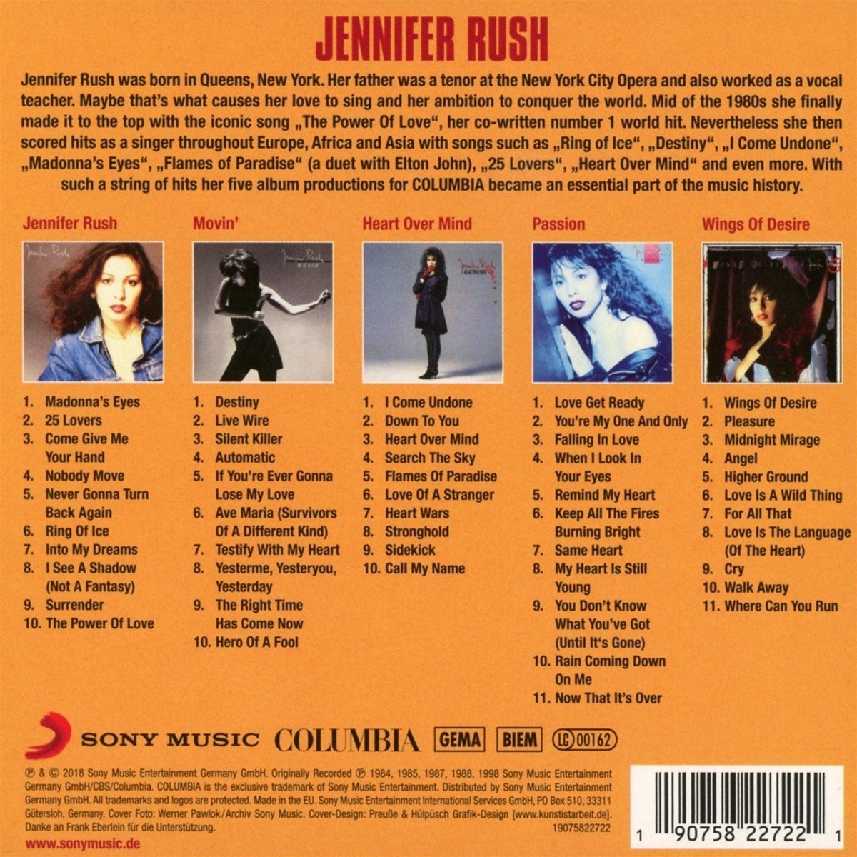 Original Album Classics - Box Set | Jennifer Rush - 2 | YEO