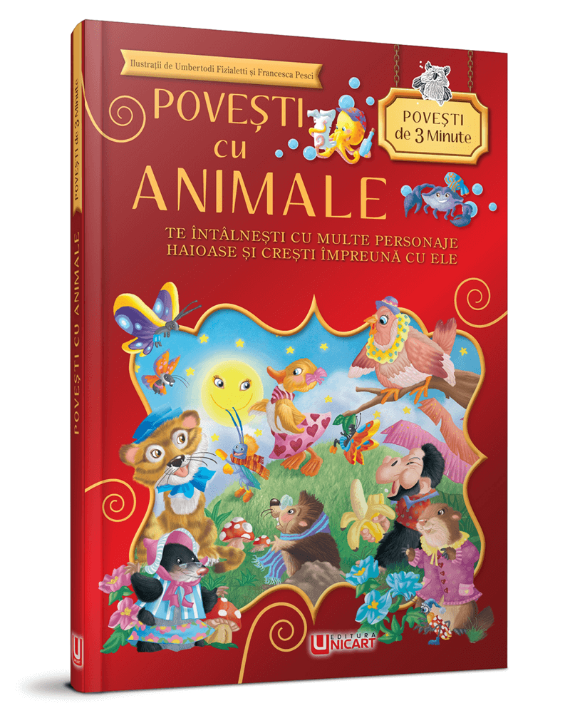 Povesti cu animale. Povesti de 3 minute | carturesti.ro poza bestsellers.ro