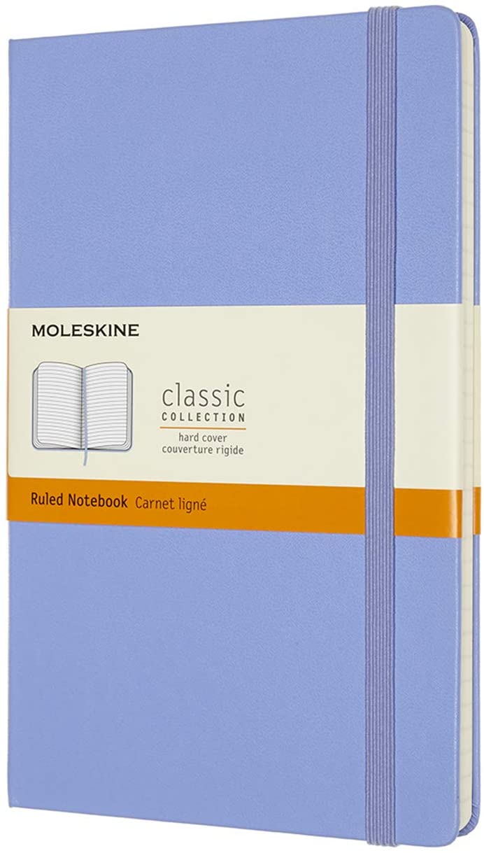 Carnet Moleskine - Hydrangea Blue Large Ruled Notebook Hard | Moleskine