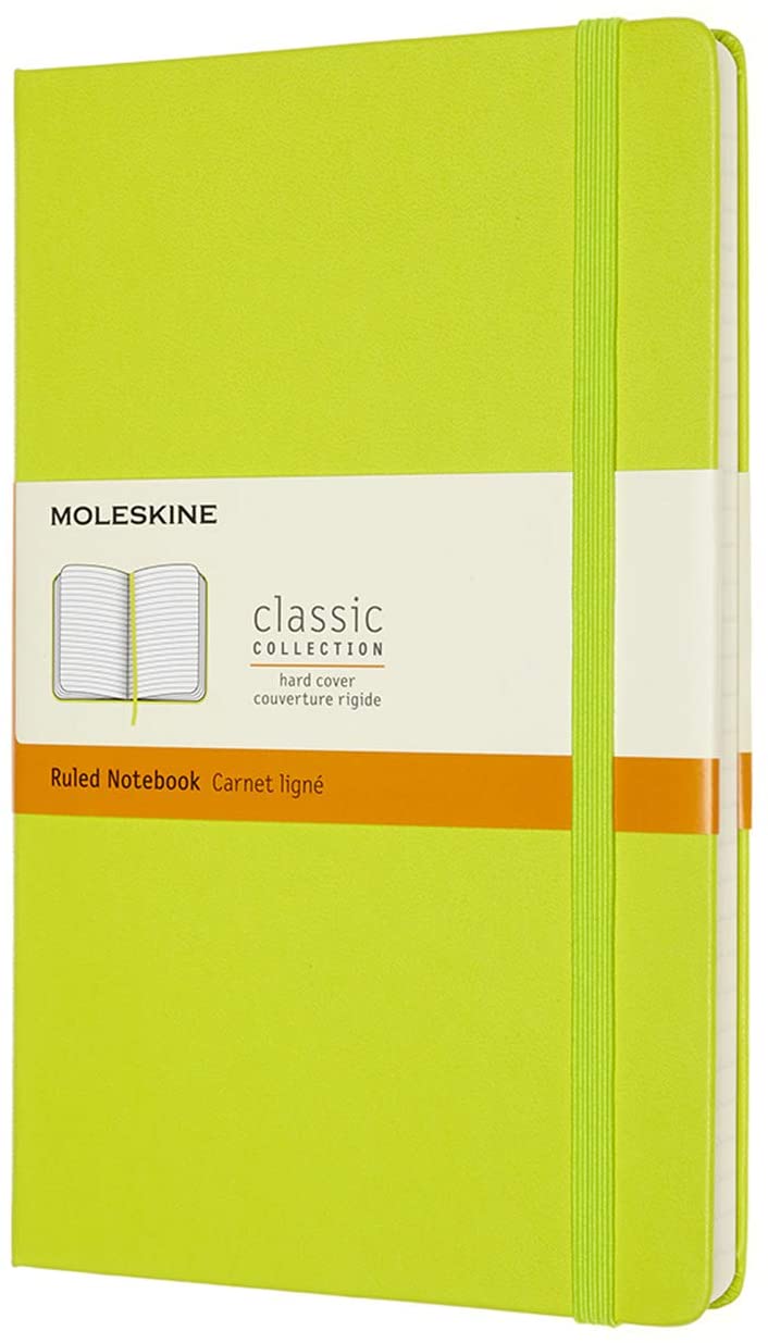 Carnet - Moleskine Classic - Large, Hard Cover, Ruled - Lemon Green | Moleskine - 4 | YEO