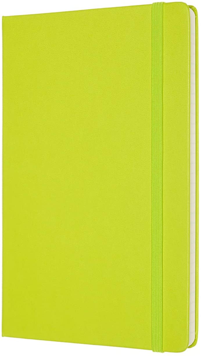 Carnet Moleskine - Lemon Green Large Ruled Notebook Hard | Moleskine