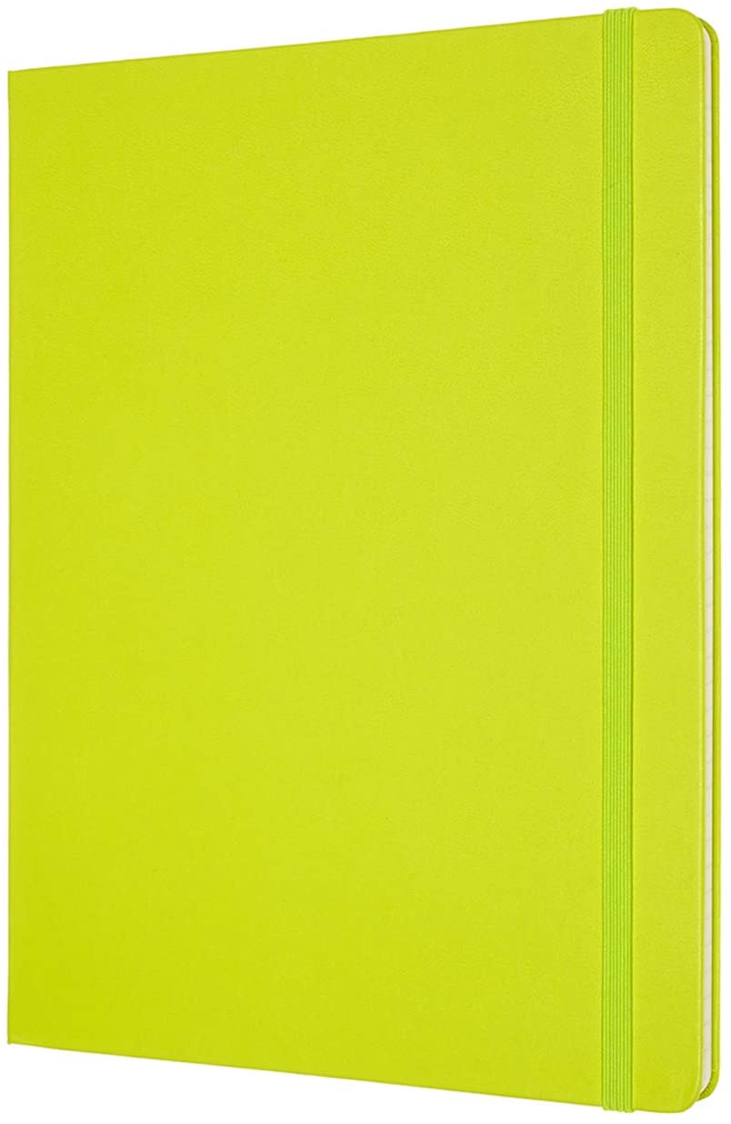 Carnet - Moleskine Classic - X-Large, Hard Cover, Ruled - Lemon Green | Moleskine