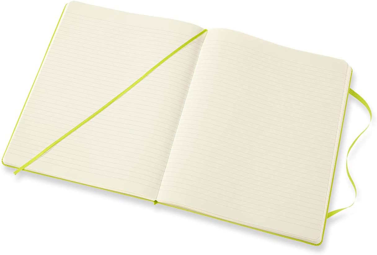 Carnet - Moleskine Classic - X-Large, Hard Cover, Ruled - Lemon Green | Moleskine - 1 | YEO