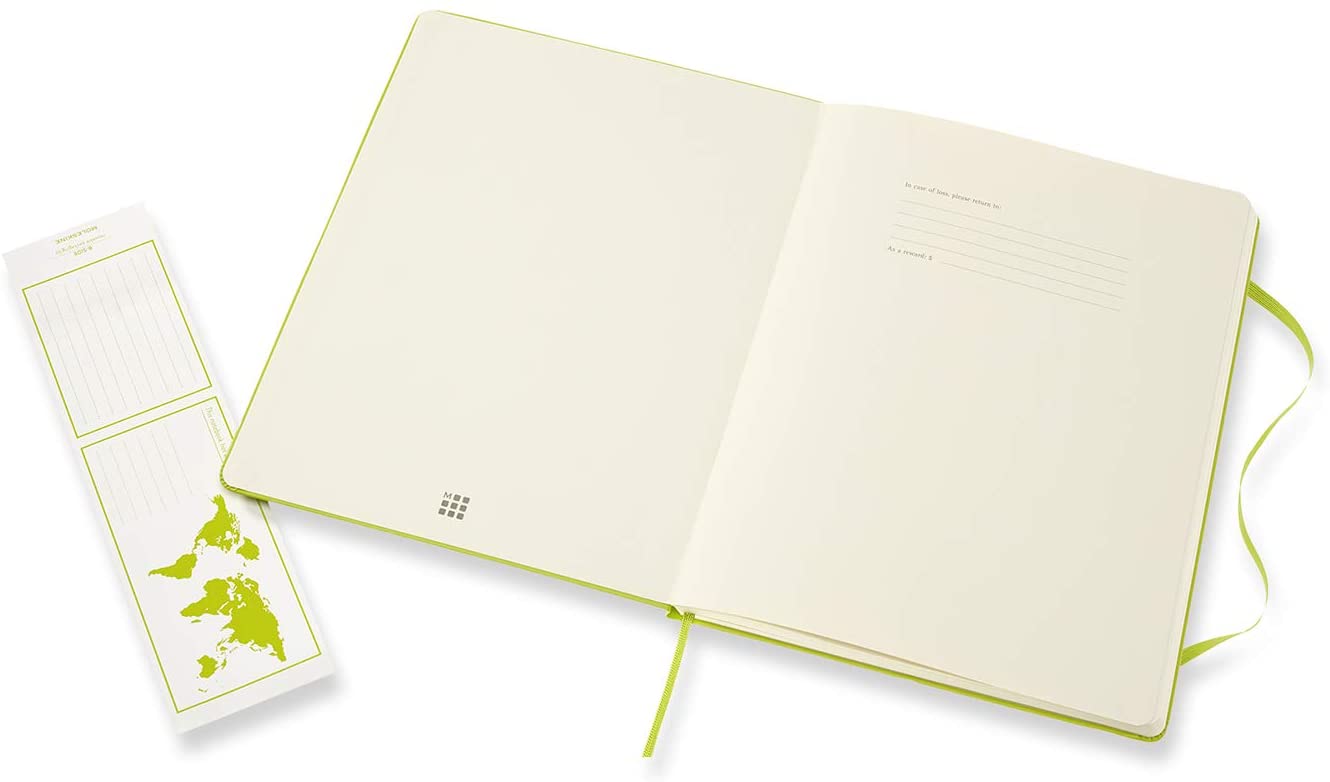 Carnet - Moleskine Classic - X-Large, Hard Cover, Ruled - Lemon Green | Moleskine - 2 | YEO