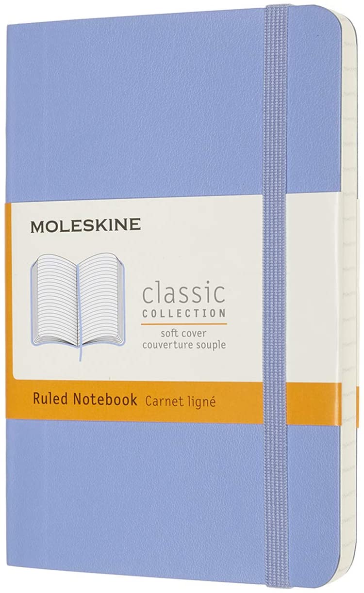 Carnet Moleskine - Hydrangea Blue Pocket Ruled Soft | Moleskine