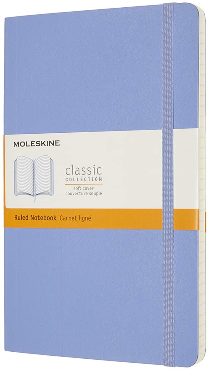 Carnet Moleskine - Hydrangea Blue Large Ruled Notebook Soft | Moleskine