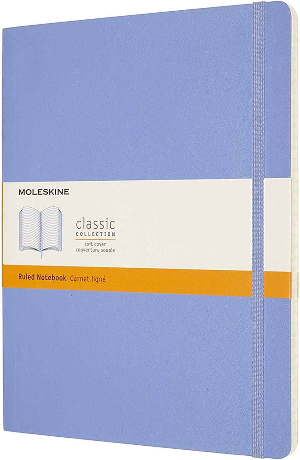 Carnet Moleskine - Hydrangea Blue Extra Large Ruled Notebook Soft | Moleskine