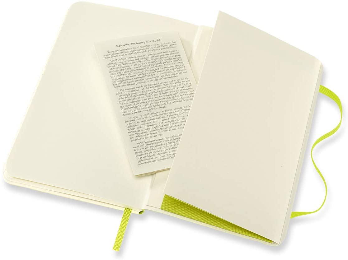 Carnet - Moleskine Classic - Pocket, Soft Cover, Ruled - Lemon Green | Moleskine - 3 | YEO