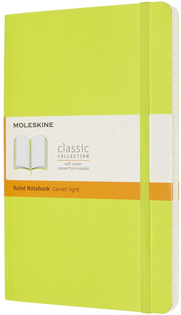 Carnet - Moleskine Classic - Large, Soft Cover, Ruled - Lemon Green | Moleskine - 4 | YEO