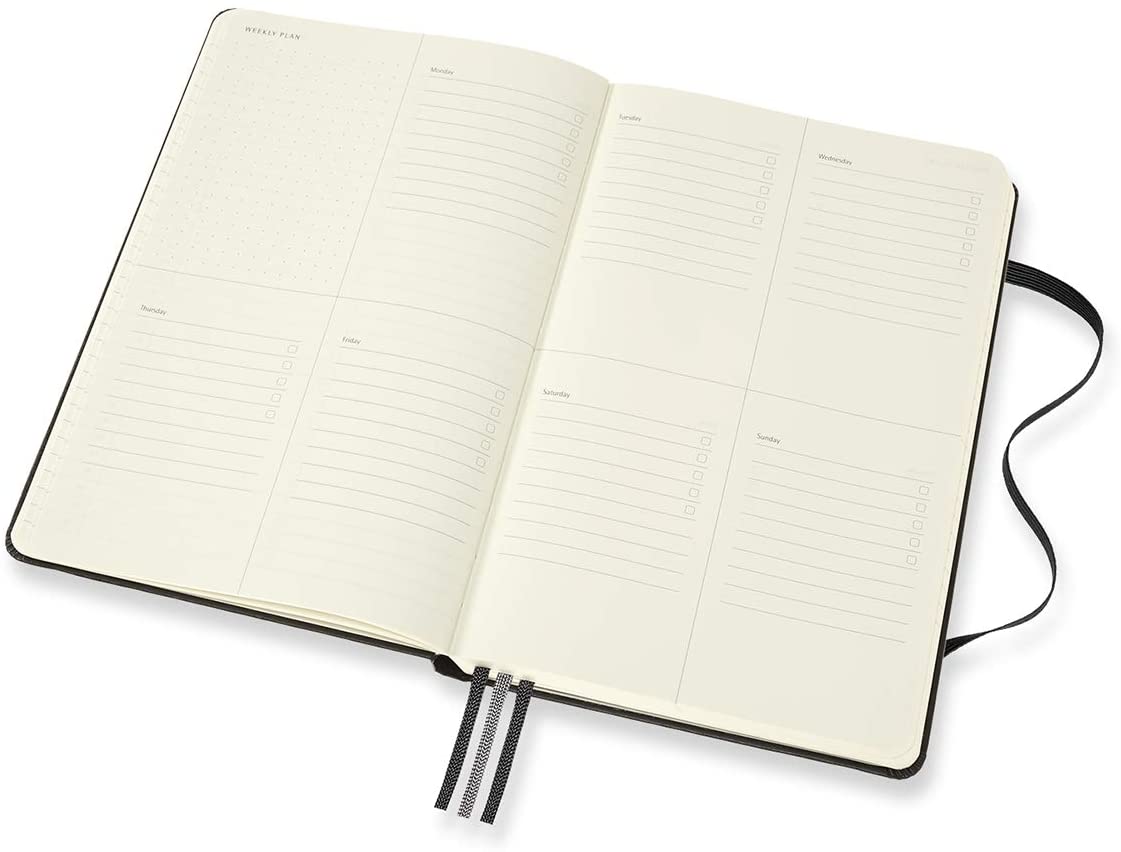 Planner - Moleskine PRO Project - Large, Hard Cover - Black | Moleskine - 5 | YEO