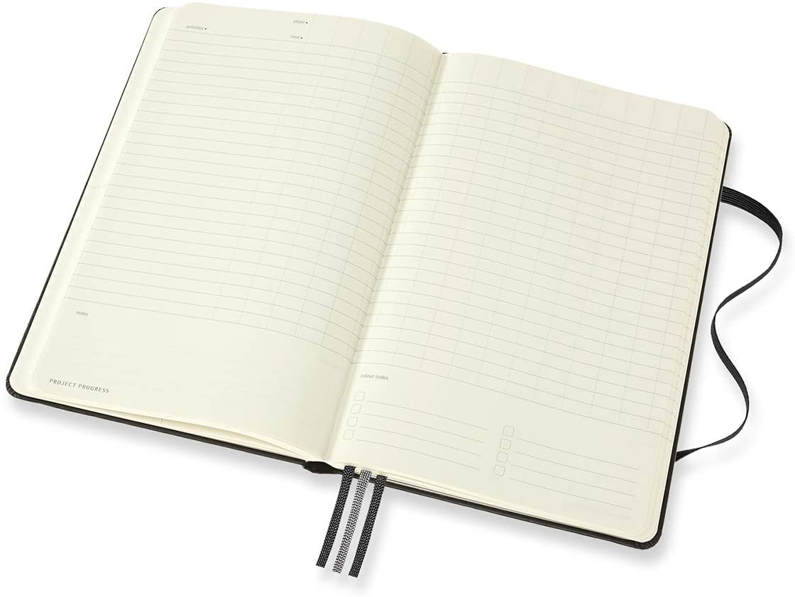 Planner - Moleskine PRO Project - Large, Hard Cover - Black | Moleskine - 6 | YEO