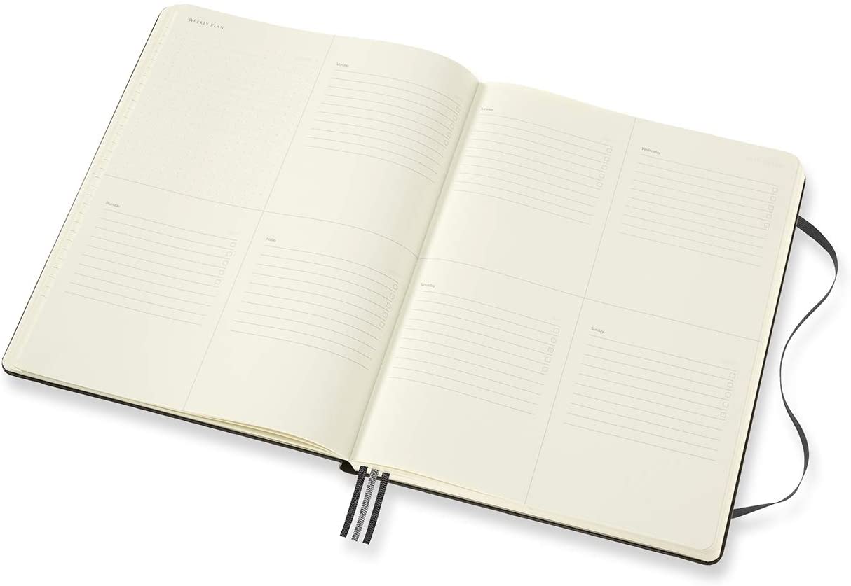 Agenda - Moleskine - Pro Project Planner - Black, X-Large, Hardcover | Moleskine - 5 | YEO