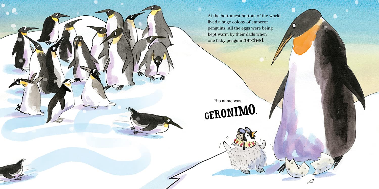 Geronimo: The Penguin who thought he could fly! | David Walliams