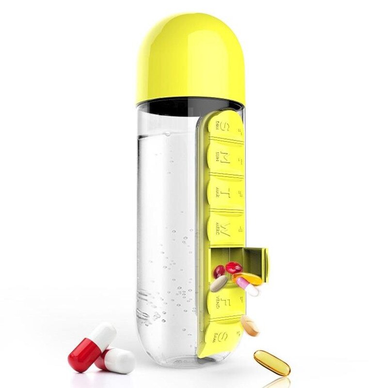 Sticla - Pill Organizer - Yellow | AD-N-ART