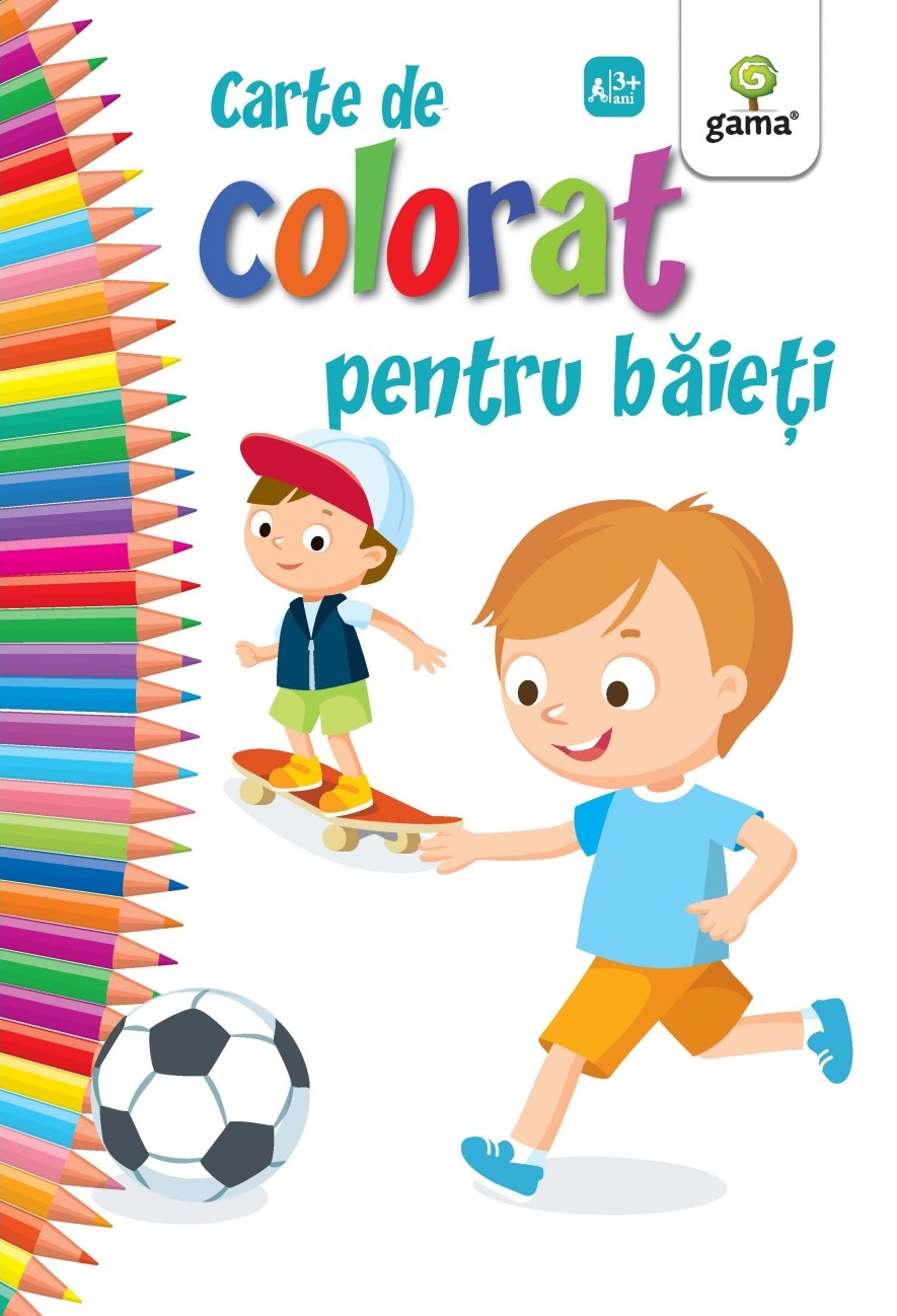 Carte de colorat pentru baietei |