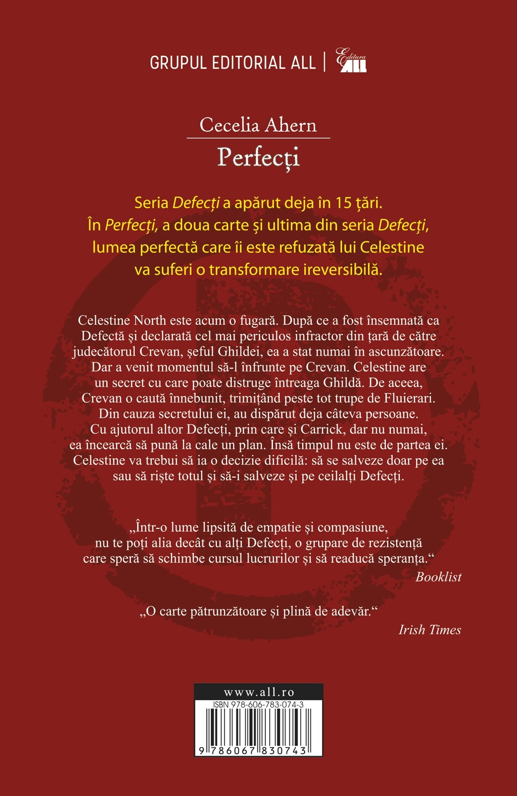 Perfecti | Cecelia Ahern ALL Carte