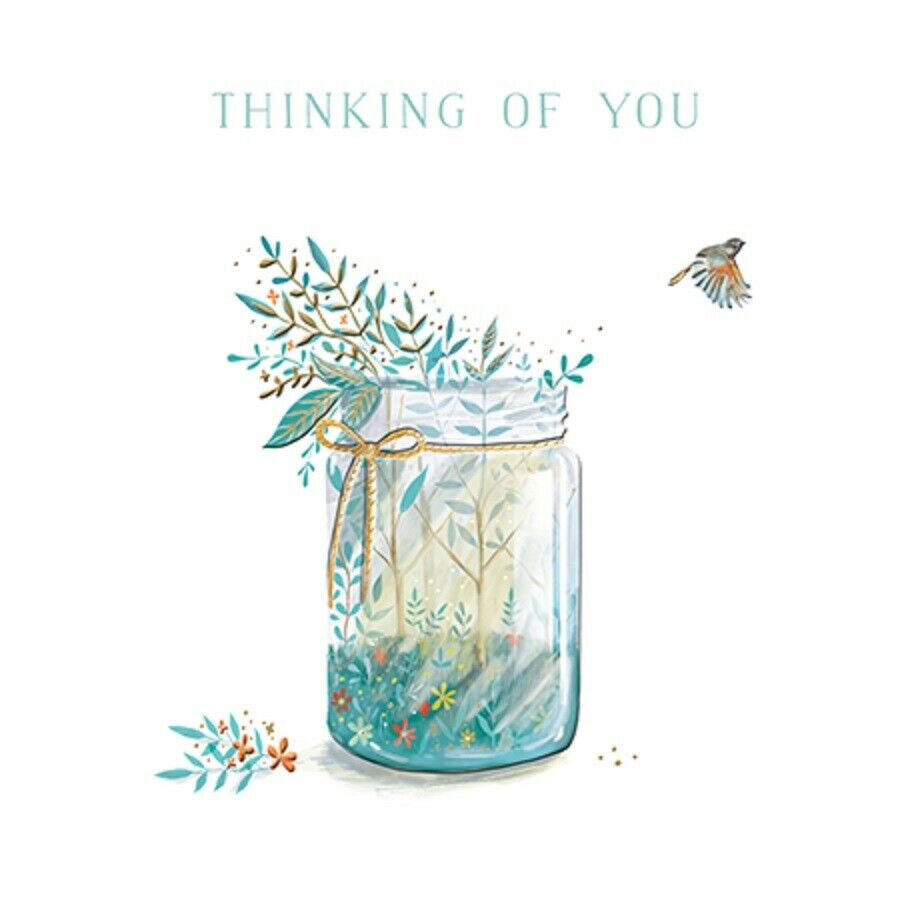 Felicitare - Wishes Jar - Thinking of You | The Curious Inksmith