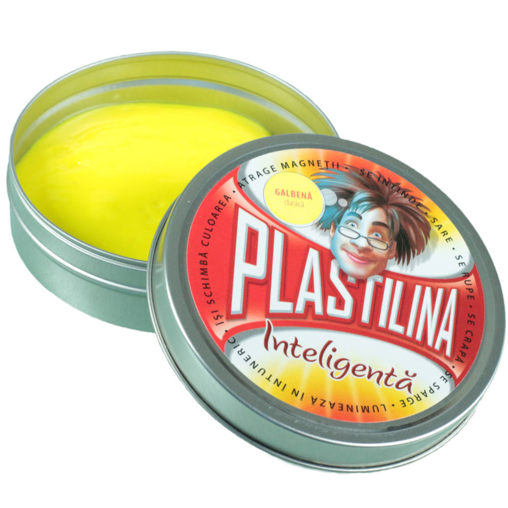 Plastilina inteligenta - Clasica galbena | Ludicus