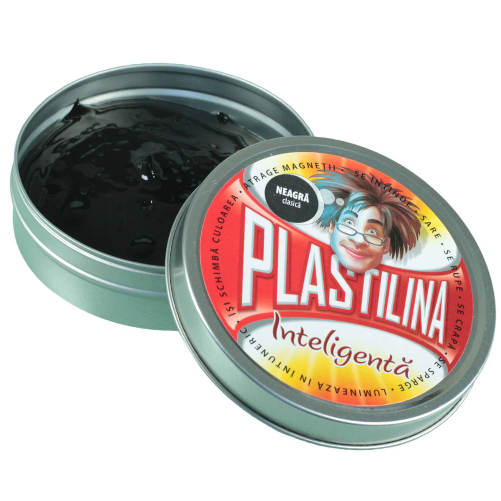 Plastilina inteligenta - Clasica neagra | Ludicus