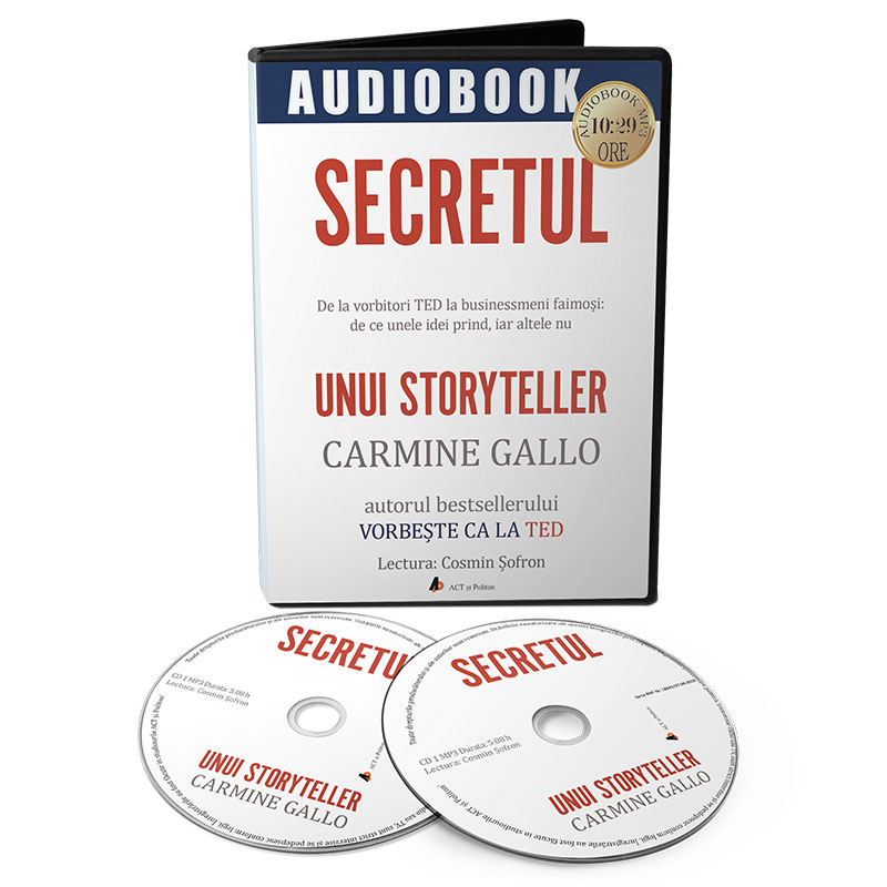 Secretul unui storyteller – De la vorbitori TED la businessmeni faimosi | Carmine Gallo Carmine Gallo