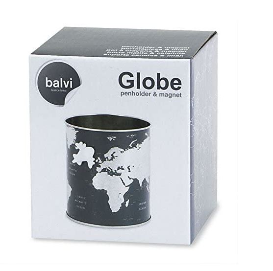 Suport instrumente de scris - Penholder Globe Black | Balvi - 1 | YEO