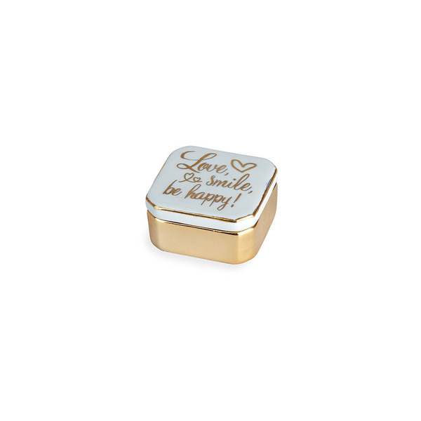 Cutie pentru bijuterii - Ring Holder - Golden Box | Balvi - 1 | YEO