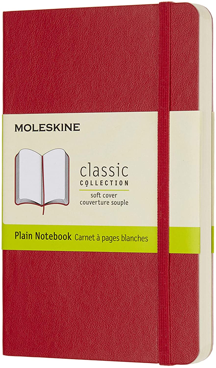 Carnet - Moleskine Classic - Pocket, Soft Cover, Plain - Scarlet Red | Moleskine - 4 | YEO