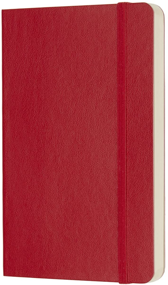 Carnet - Moleskine Classic Plain Softcover Notebook - Pocket - Scarlet Red | Moleskine