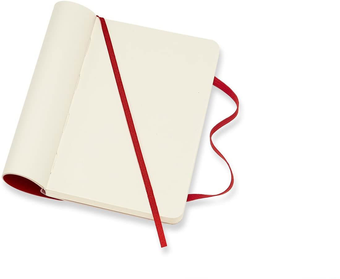 Carnet - Moleskine Classic - Pocket, Soft Cover, Plain - Scarlet Red | Moleskine - 2 | YEO