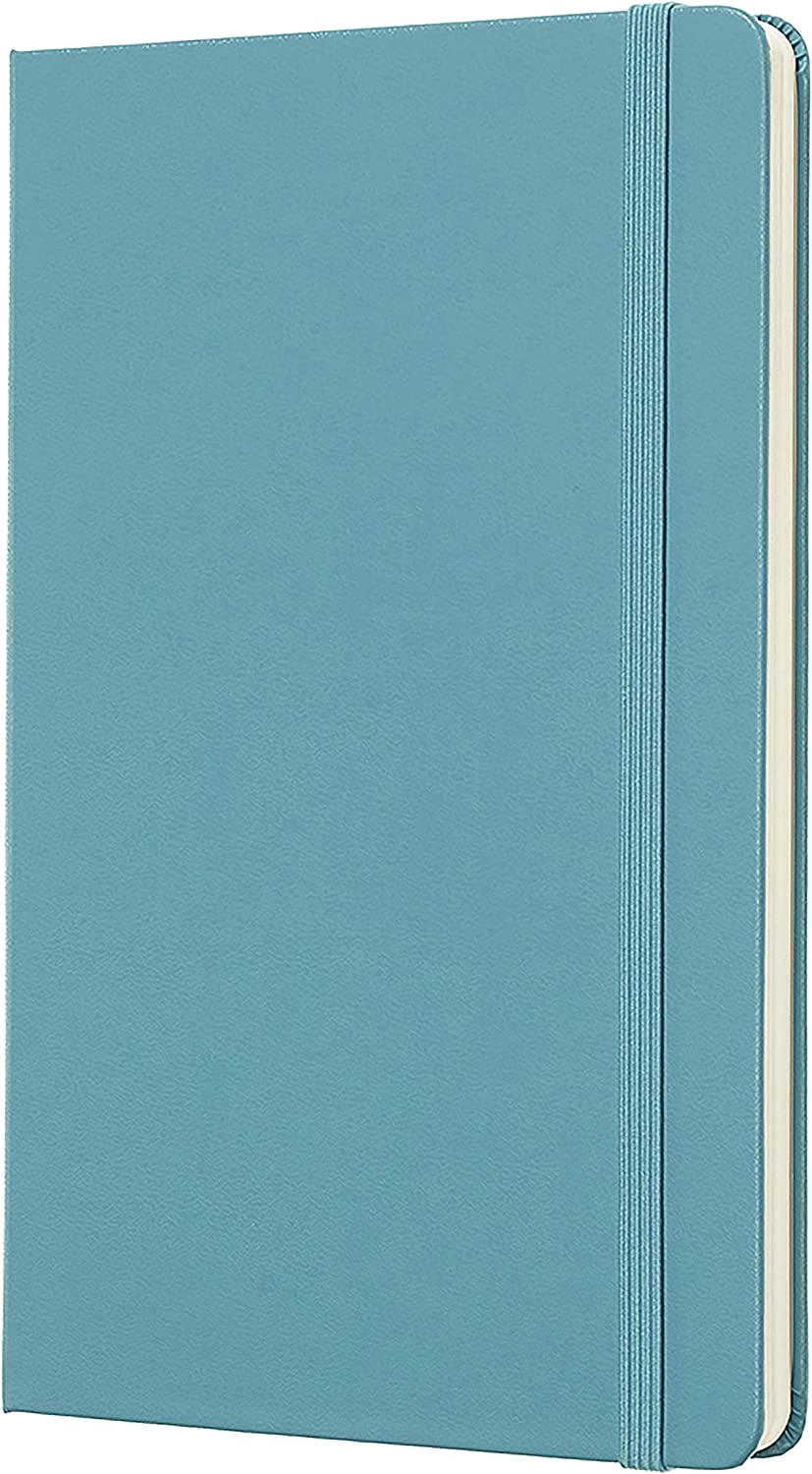 Carnet - Moleskine Classic - Large, Hard Cover, Plain - Blue Reef | Moleskine - 1 | YEO