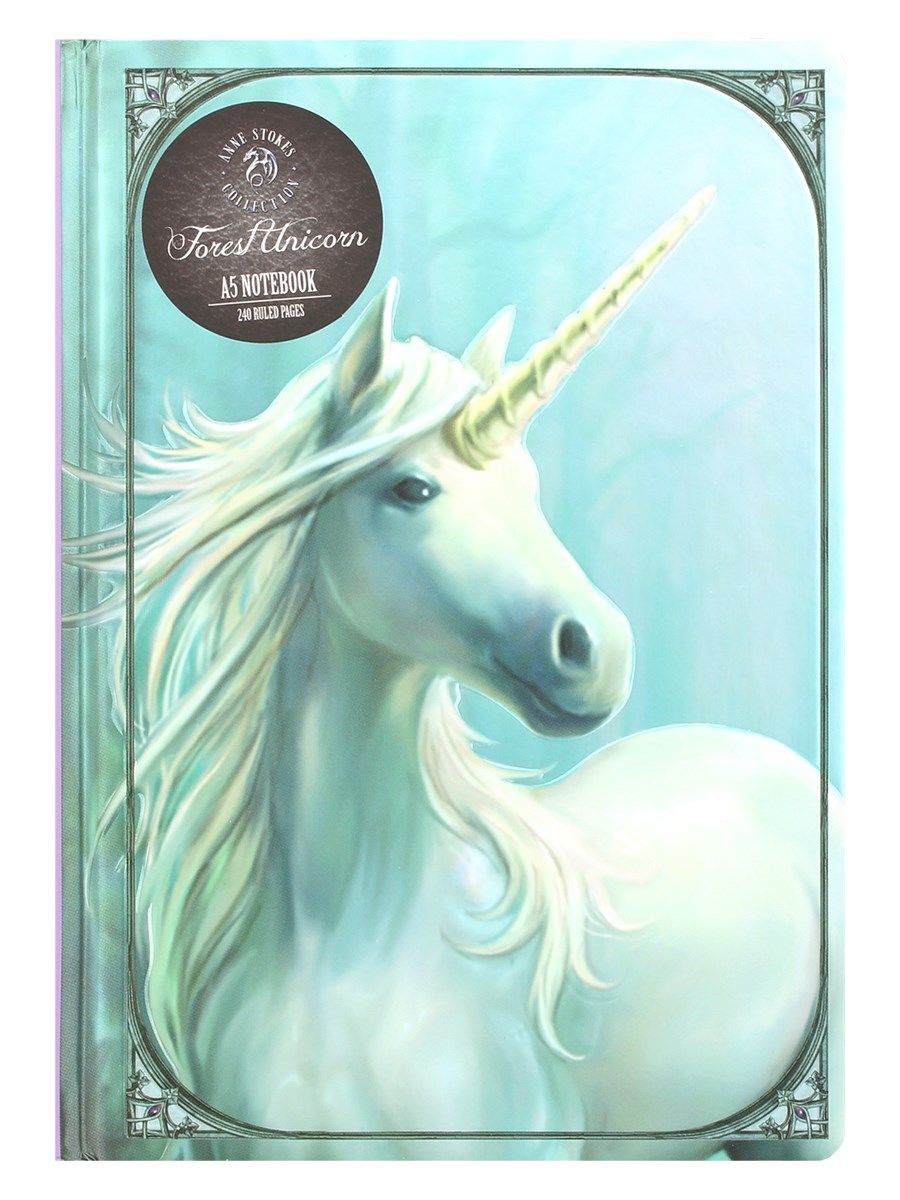 Carnet - Anne Stokes (Forest Unicorn) | Half Moon Bay