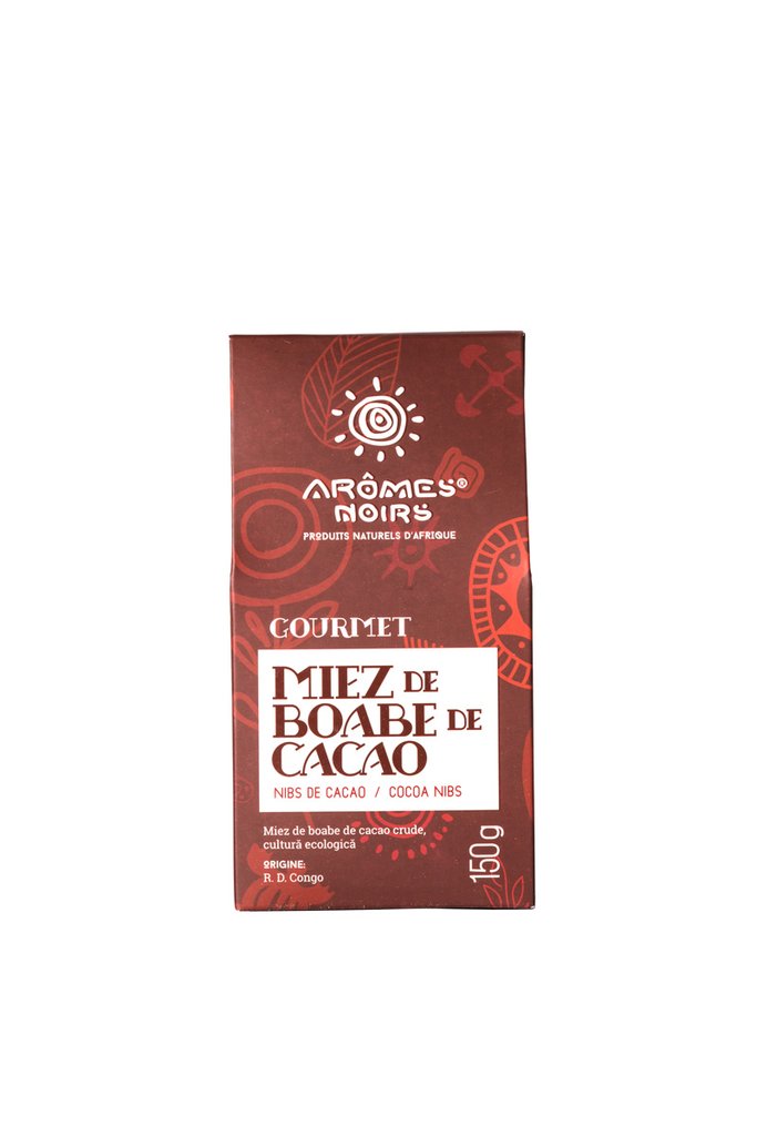 Miez de boabe de cacao aromes noirs gourmet 150 g | Aromes Noirs