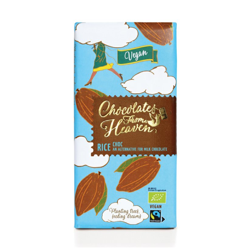  Ciocolata cu lapte de orez- Rice Milk Bio | Chocolates from Heaven 